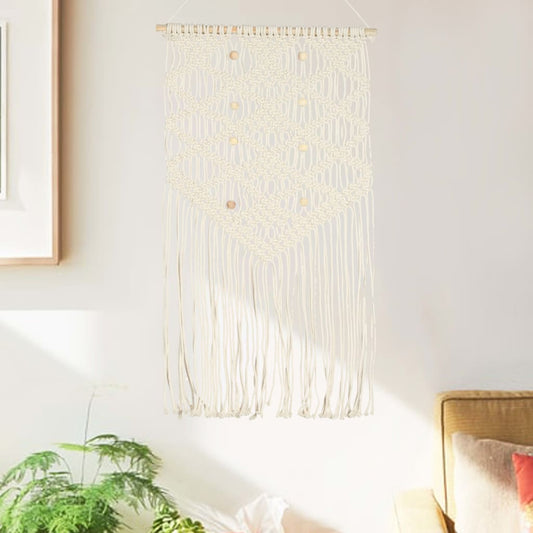 Berkfield Macrame Wall Hanger 40x80 cm Cotton