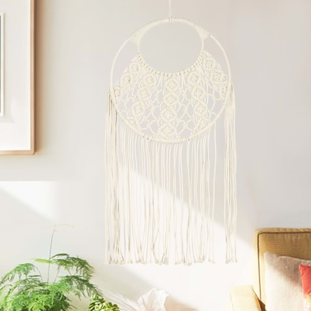 Berkfield Macrame Wall Hanger 40x80 cm Cotton