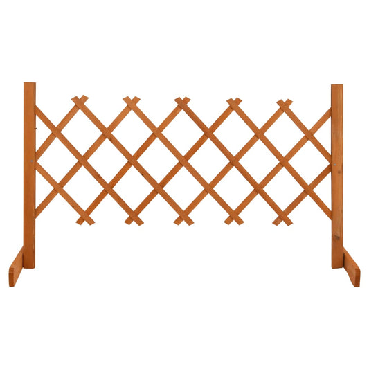 Berkfield Garden Trellis Fence Orange 120x60 cm Solid Firwood