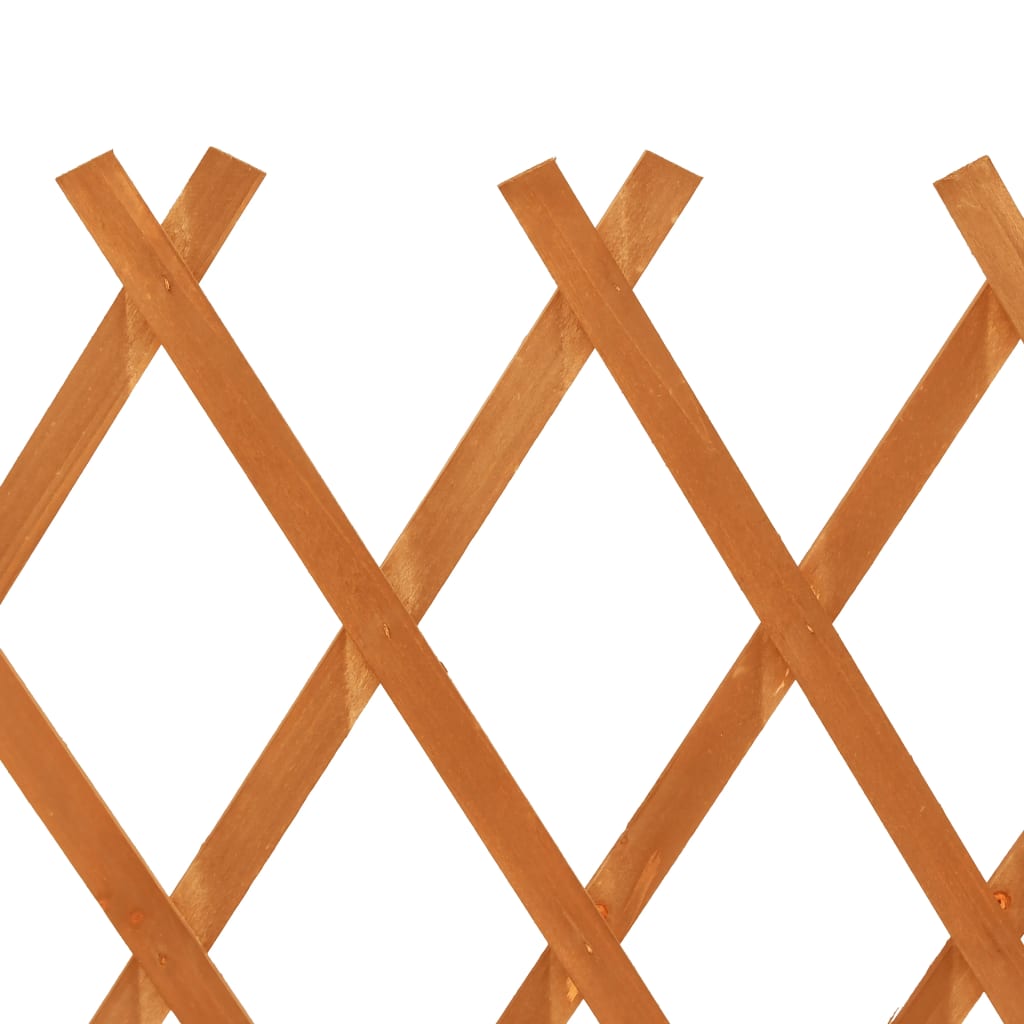 Berkfield Garden Trellis Fence Orange 120x90 cm Solid Firwood