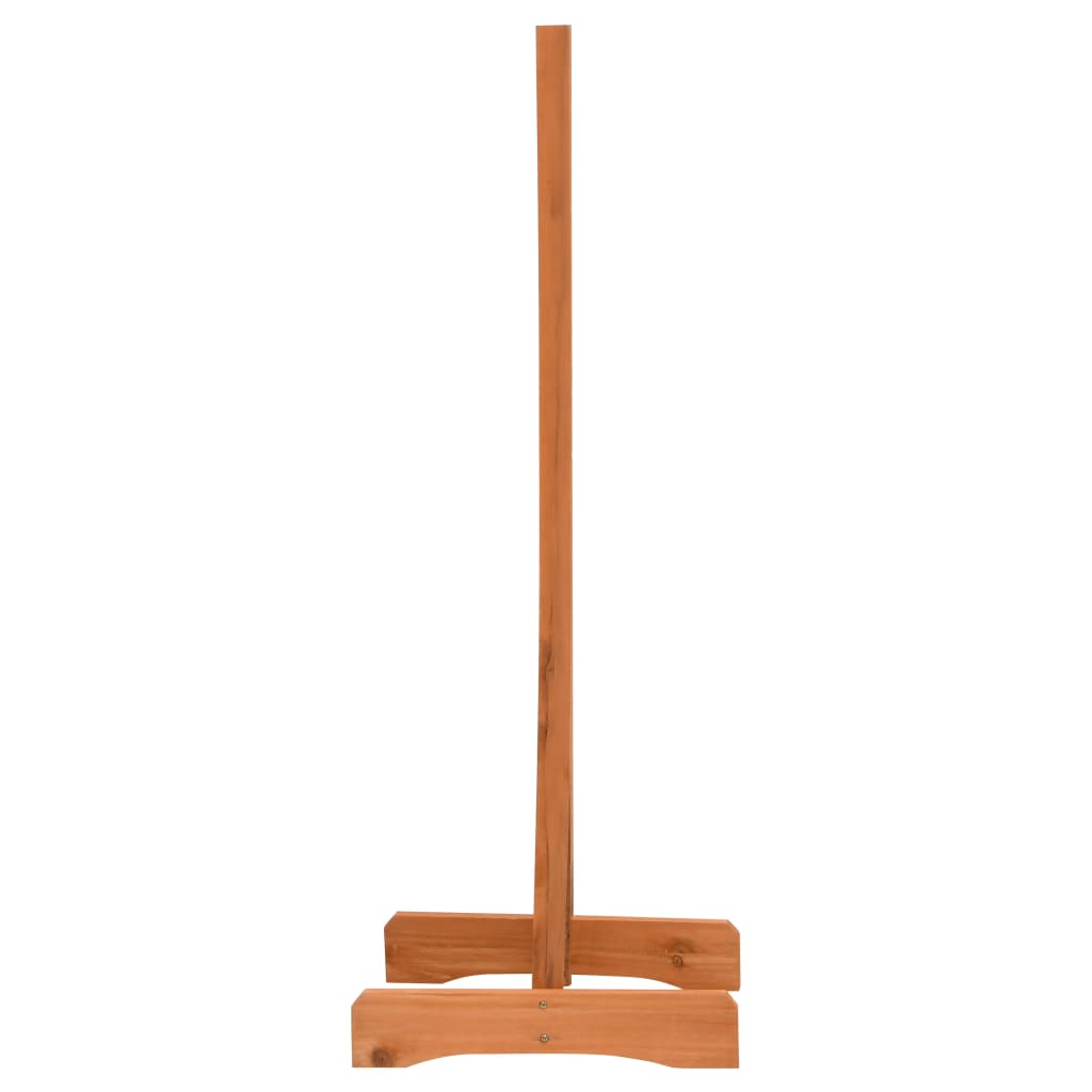 Berkfield Garden Trellis Fence Orange 150x80 cm Solid Firwood