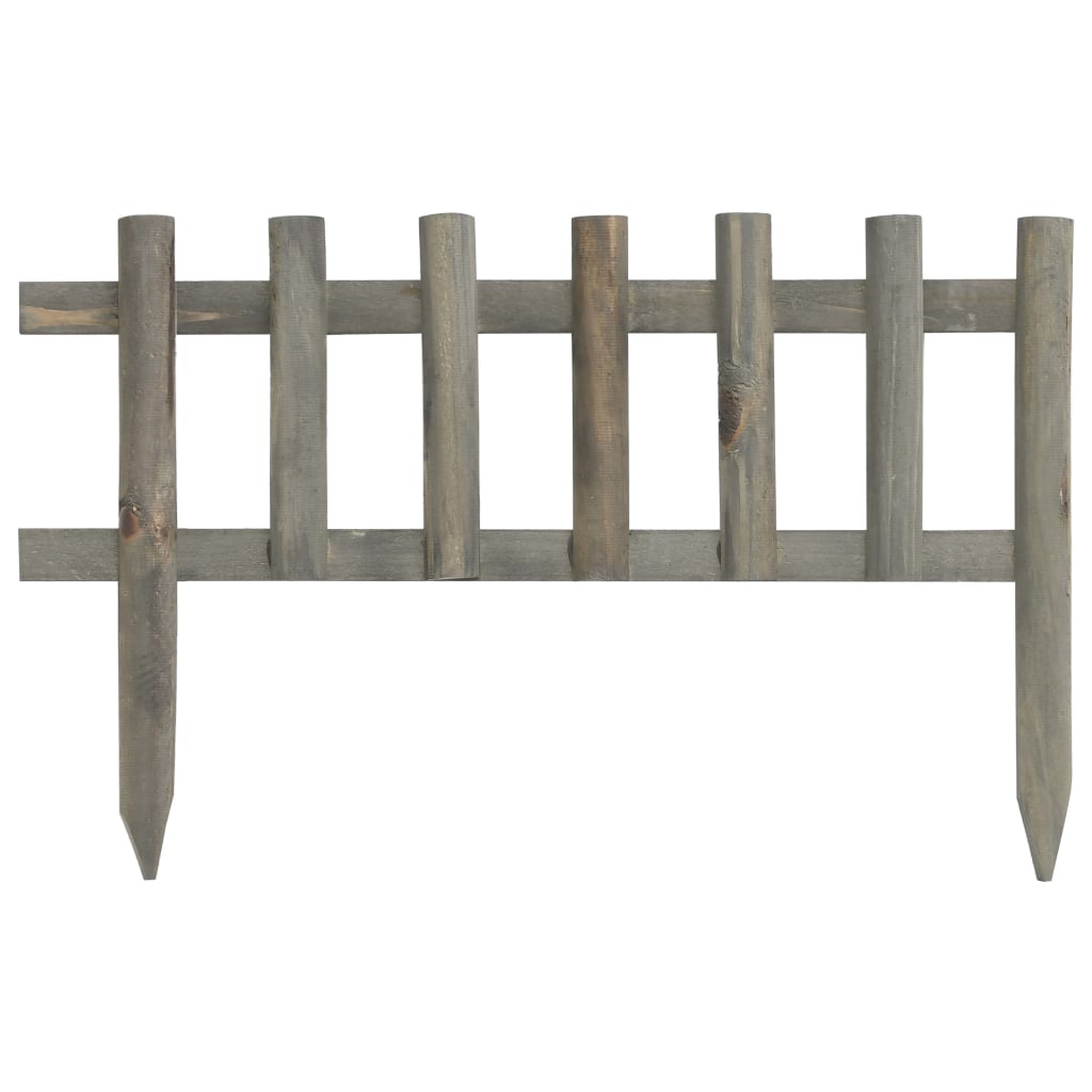 Berkfield Lawn Edgings 10 pcs Firwood 4.4 m