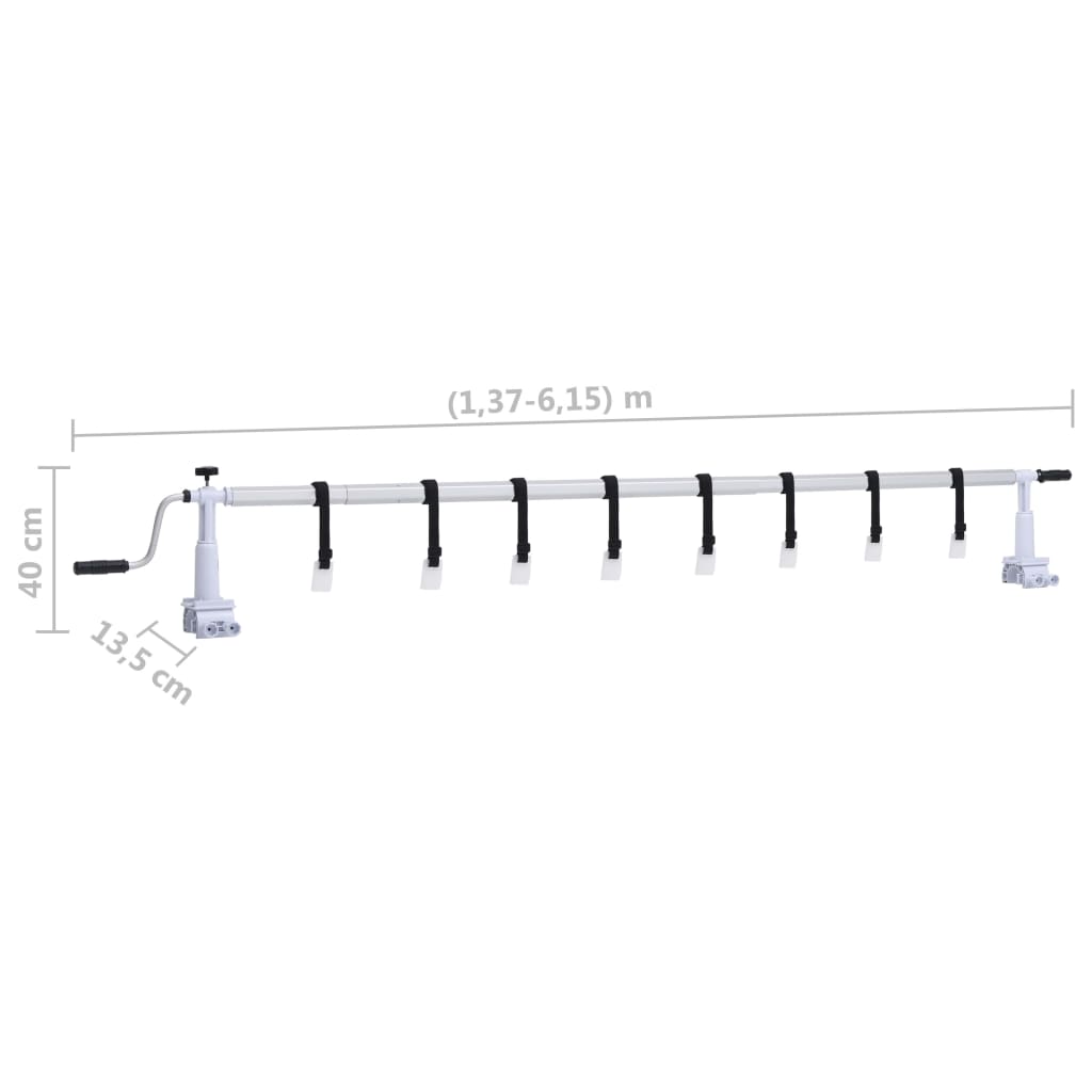 Berkfield Pool Cover Roller with Plastic Base