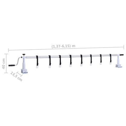 Berkfield Pool Cover Roller with Plastic Base