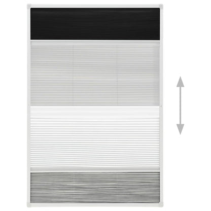 Berkfield Plisse Insect Screen for Windows Aluminium 100x160cm with Shade