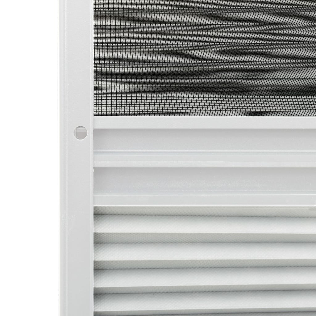 Berkfield Plisse Insect Screen for Windows Aluminium 100x160cm with Shade