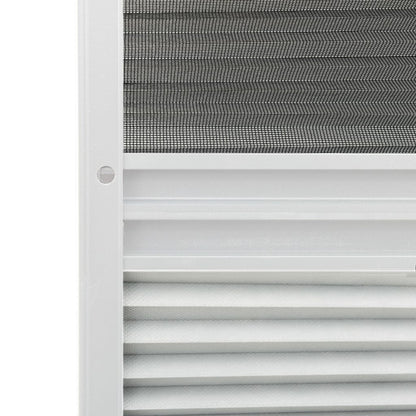 Berkfield Plisse Insect Screen for Windows Aluminium 100x160cm with Shade