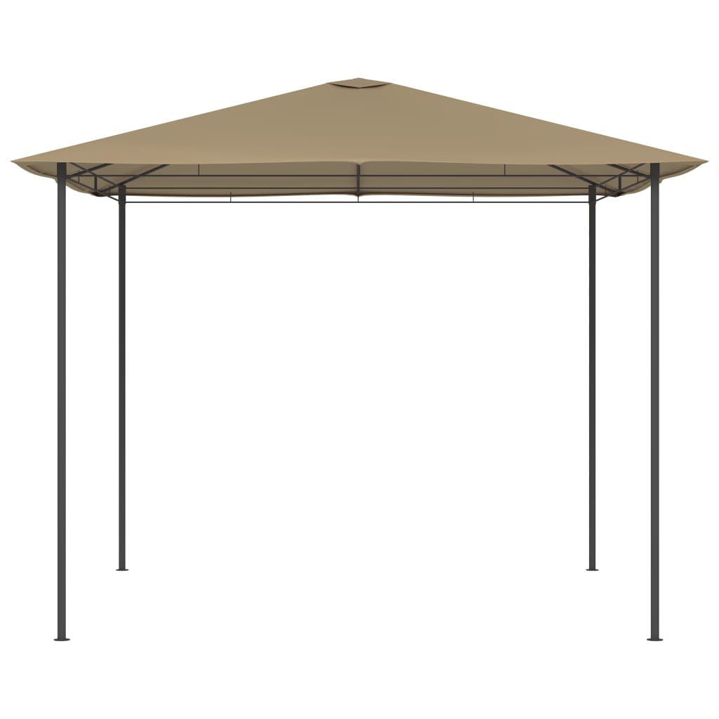 Berkfield Gazebo 3x3x2.6 m Taupe 160 g/m�__