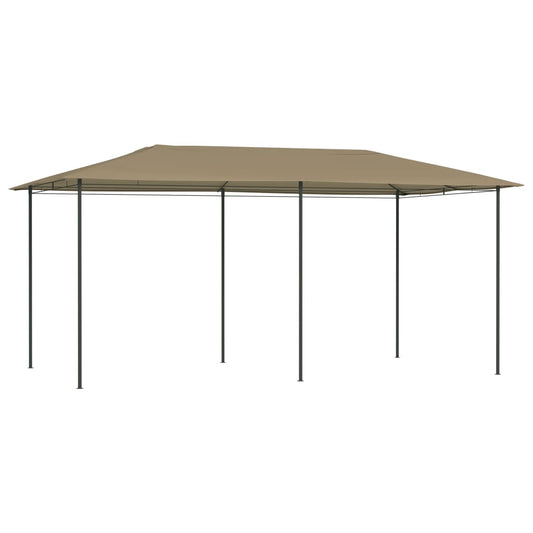 Berkfield Gazebo 3x6x2.6 m Taupe 160 g/m�__