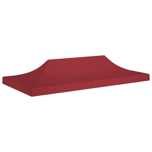 Berkfield Party Tent Roof 6x3 m Burgundy 270 g/m�__
