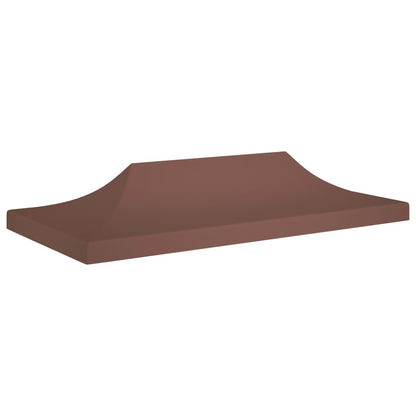 Berkfield Party Tent Roof 6x3 m Brown 270 g/m�__