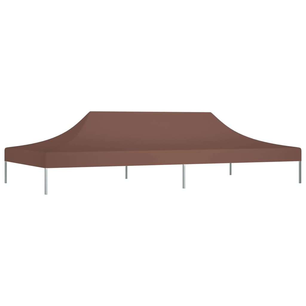 Berkfield Party Tent Roof 6x3 m Brown 270 g/m�__