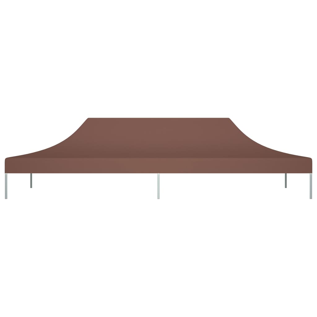 Berkfield Party Tent Roof 6x3 m Brown 270 g/m�__