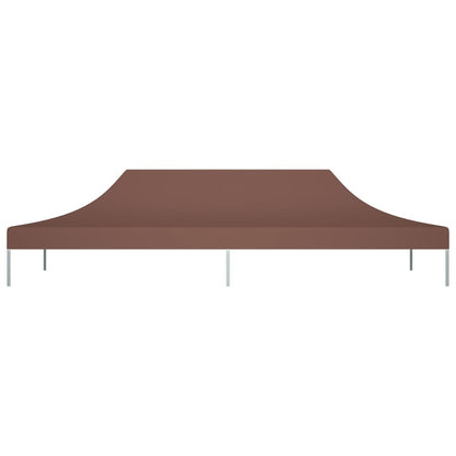Berkfield Party Tent Roof 6x3 m Brown 270 g/m�__