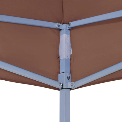 Berkfield Party Tent Roof 6x3 m Brown 270 g/m�__