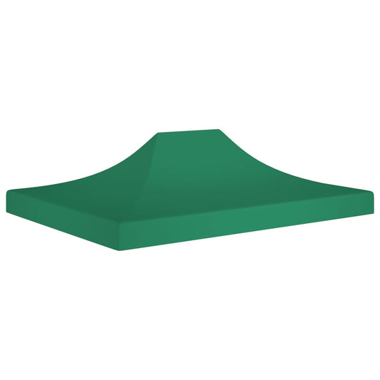 Berkfield Party Tent Roof 4x3 m Green 270 g/m�__