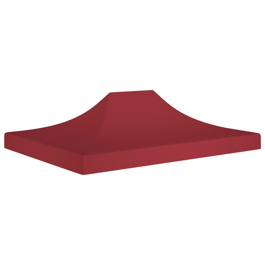 Berkfield Party Tent Roof 4x3 m Burgundy 270 g/m�__