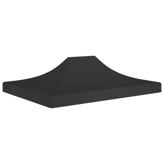 Berkfield Party Tent Roof 4x3 m Black 270 g/m�__