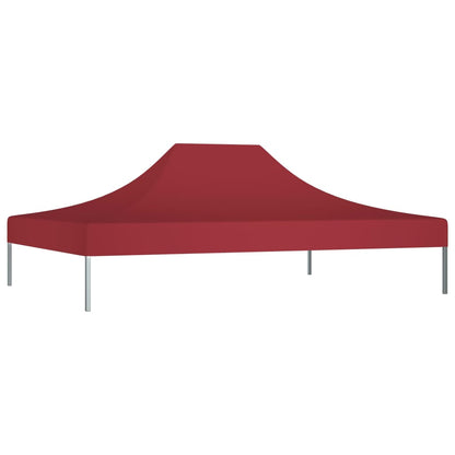 Berkfield Party Tent Roof 4.5x3 m Burgundy 270 g/m�__