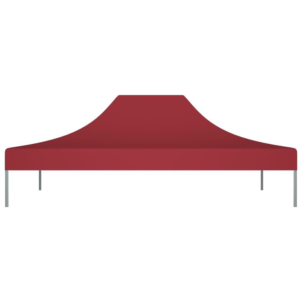 Berkfield Party Tent Roof 4.5x3 m Burgundy 270 g/m�__