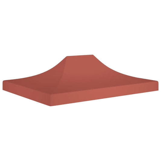 Berkfield Party Tent Roof 4.5x3 m Terracotta 270 g/m�__