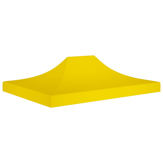 Berkfield Party Tent Roof 4.5x3 m Yellow 270 g/må_