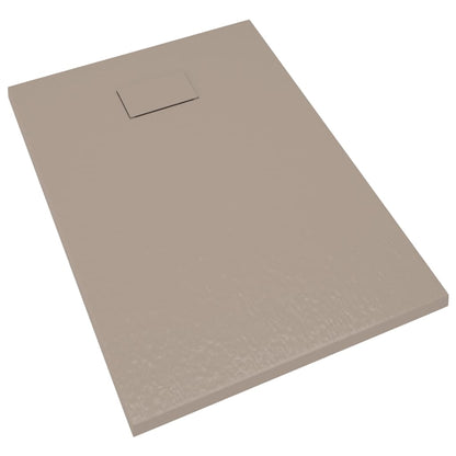 Berkfield Shower Base Tray SMC Brown 100x70 cm