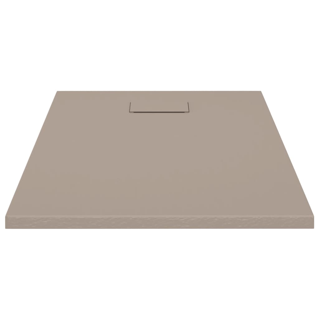 Berkfield Shower Base Tray SMC Brown 100x70 cm