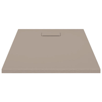 Berkfield Shower Base Tray SMC Brown 100x70 cm