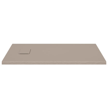 Berkfield Shower Base Tray SMC Brown 100x70 cm
