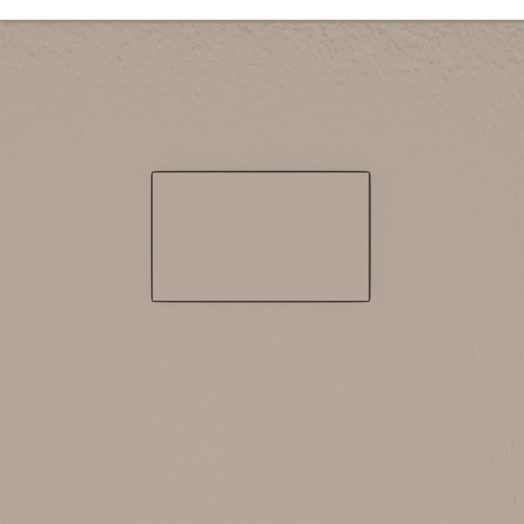 Berkfield Shower Base Tray SMC Brown 100x70 cm