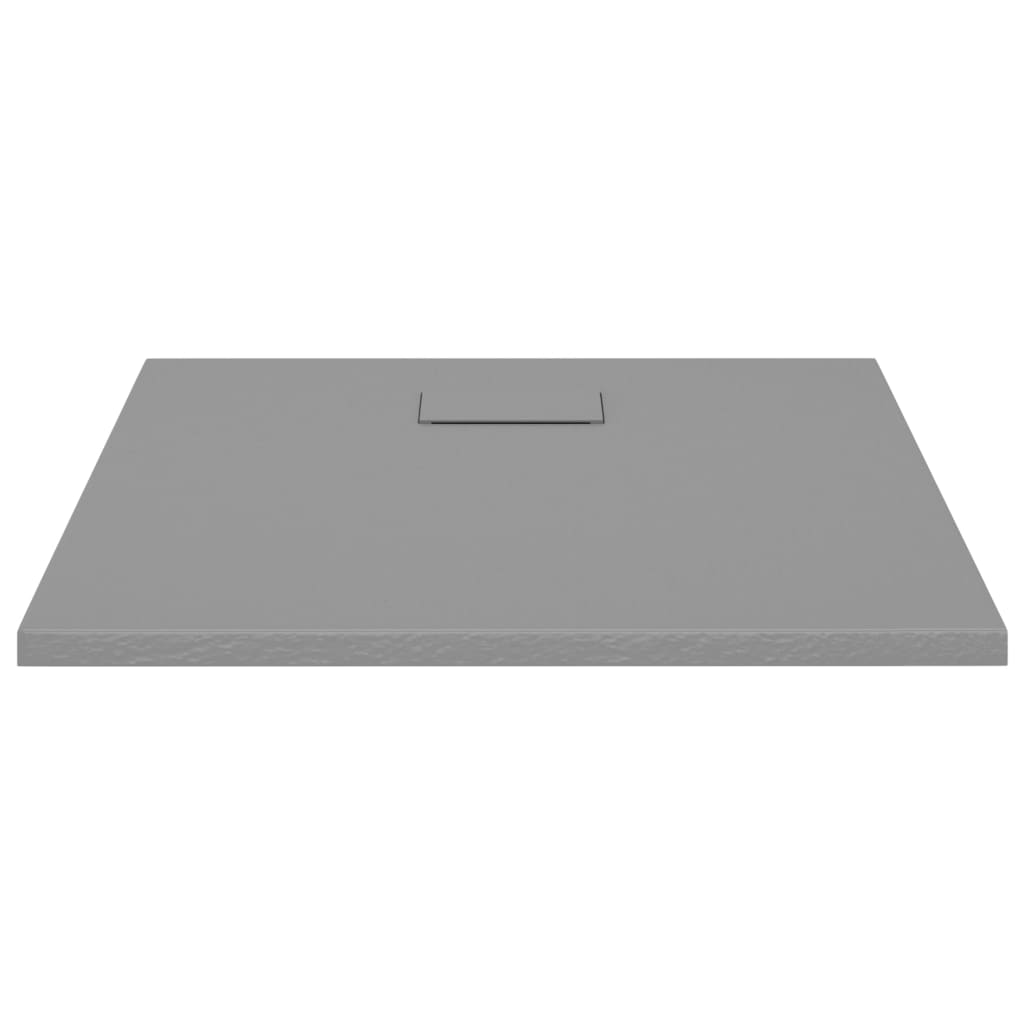 Berkfield Shower Base Tray SMC Grey 80x80 cm