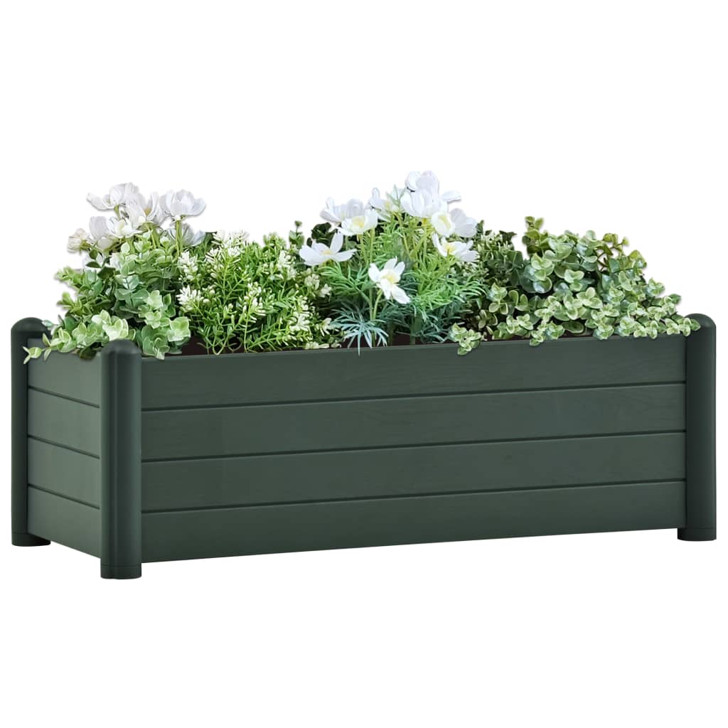 Berkfield Garden Raised Bed PP Green 100x43x35 cm