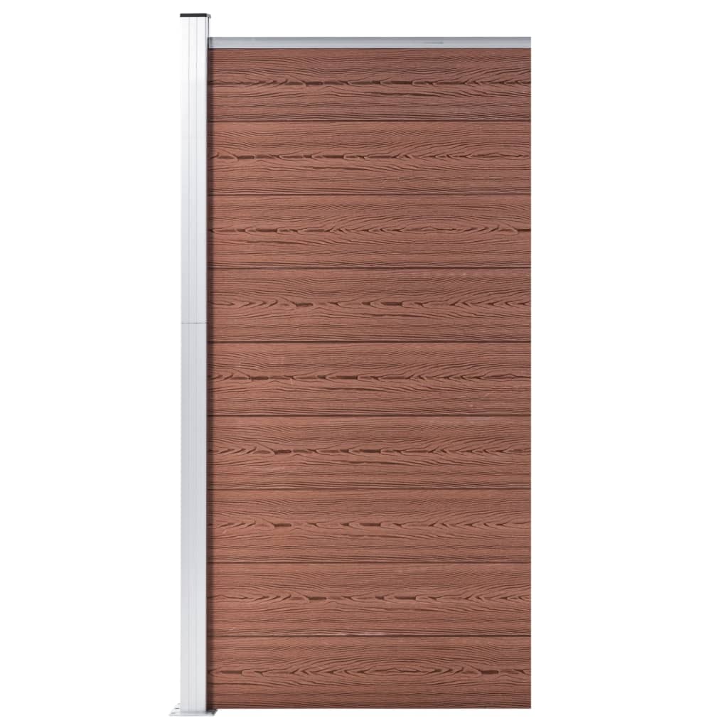 Berkfield Fence Panel WPC 95x186 cm Brown