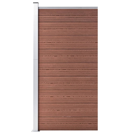Berkfield Fence Panel WPC 95x186 cm Brown