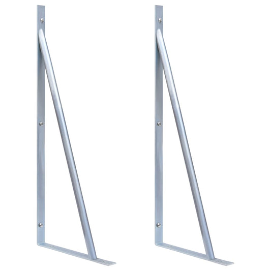 Berkfield Support Brackets for Fence Post 2 pcs Galvanised Steel