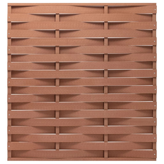 Berkfield Fence Panel WPC 170x180 cm Brown