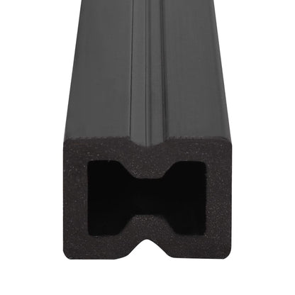 Berkfield Decking Joist 8 pcs Black 170x3x4 cm WPC