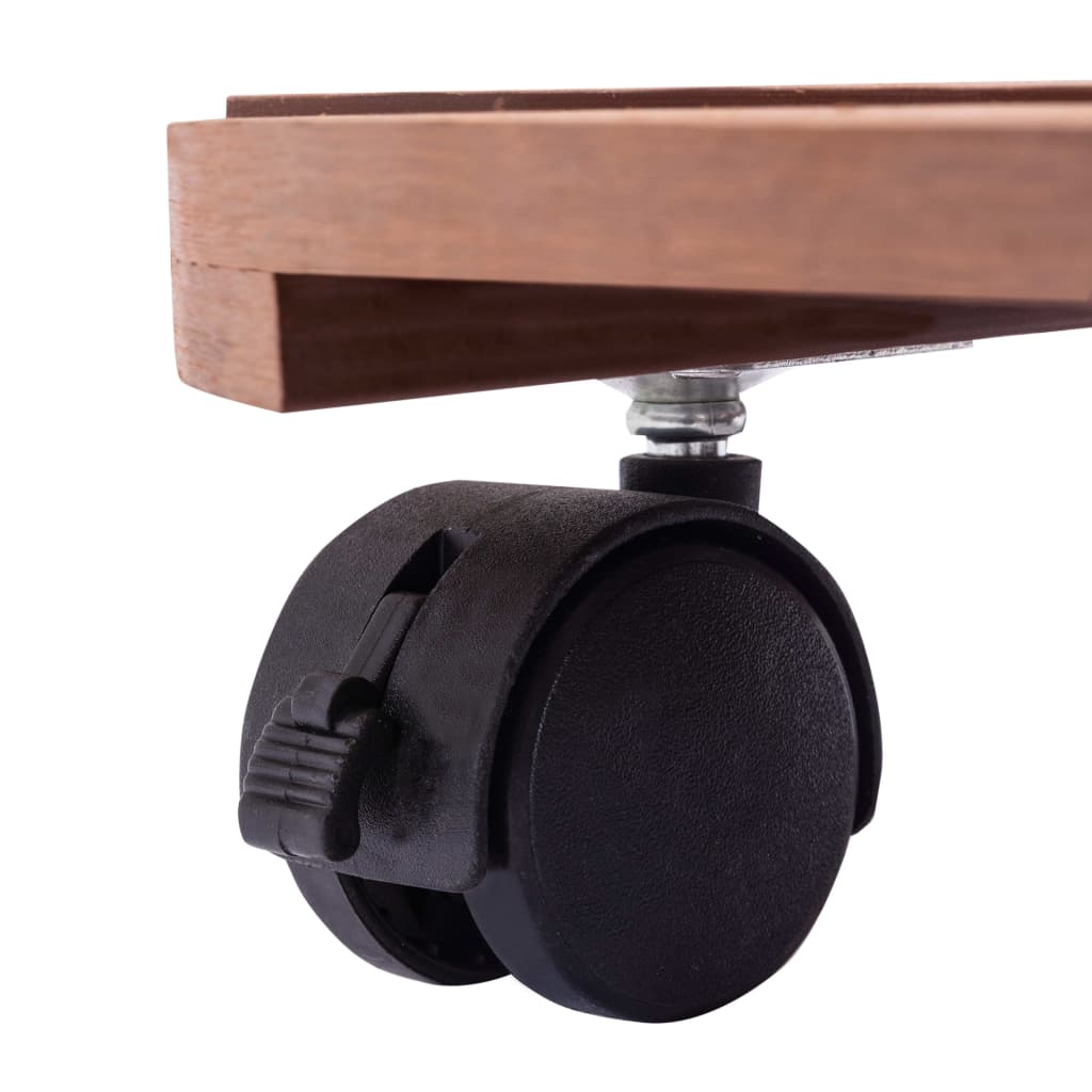 Berkfield Plant Trolleys 2 pcs Brown �_�”�_30x7.5 cm WPC