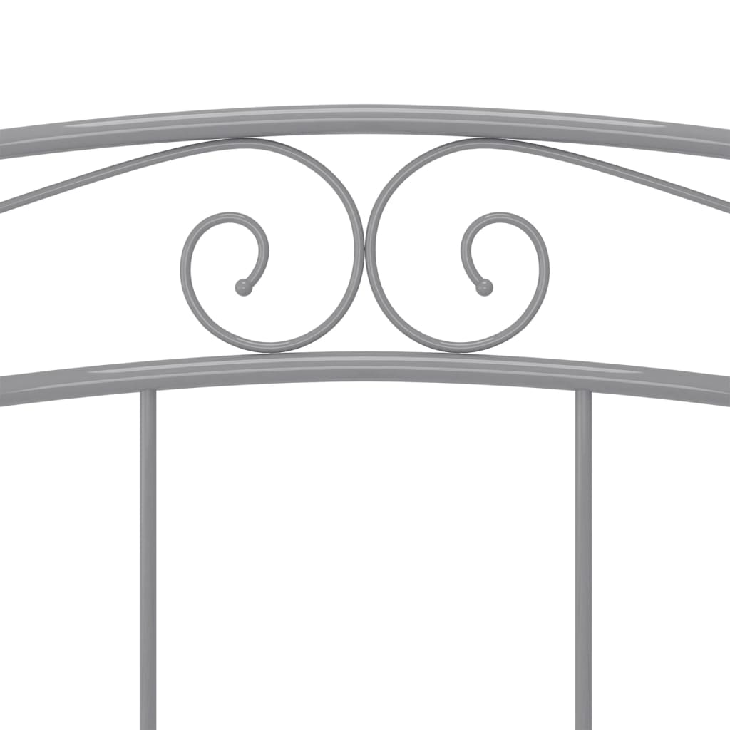 Berkfield Bed Frame Grey Metal 200x200 cm