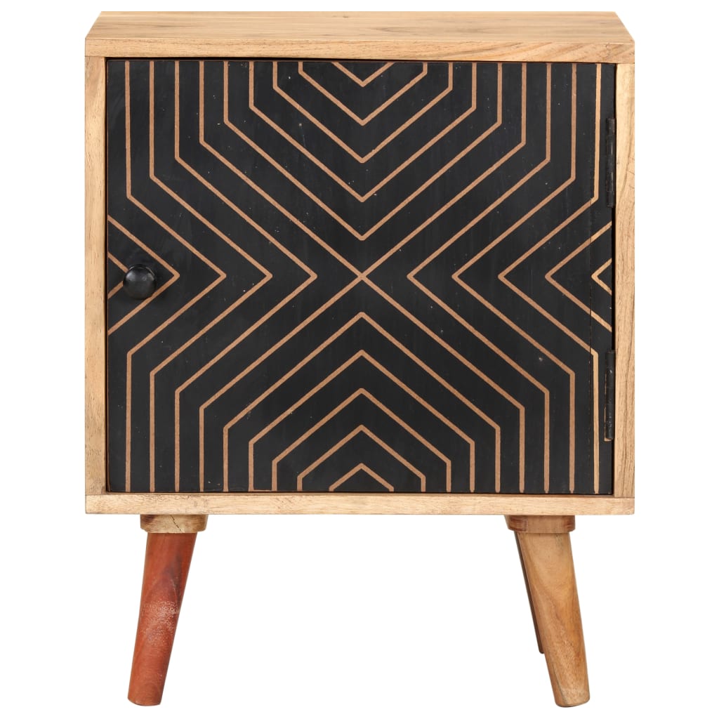 Berkfield Bedside Cabinet 40x30x50 cm Solid Acacia Wood