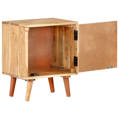 Berkfield Bedside Cabinet 40x30x50 cm Solid Acacia Wood