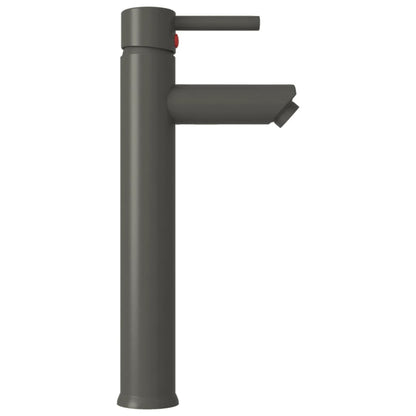 Berkfield Bathroom Mixer Tap Grey 12x30 cm