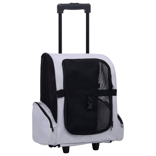 Berkfield Foldable Multipurpose Pet Trolley Grey