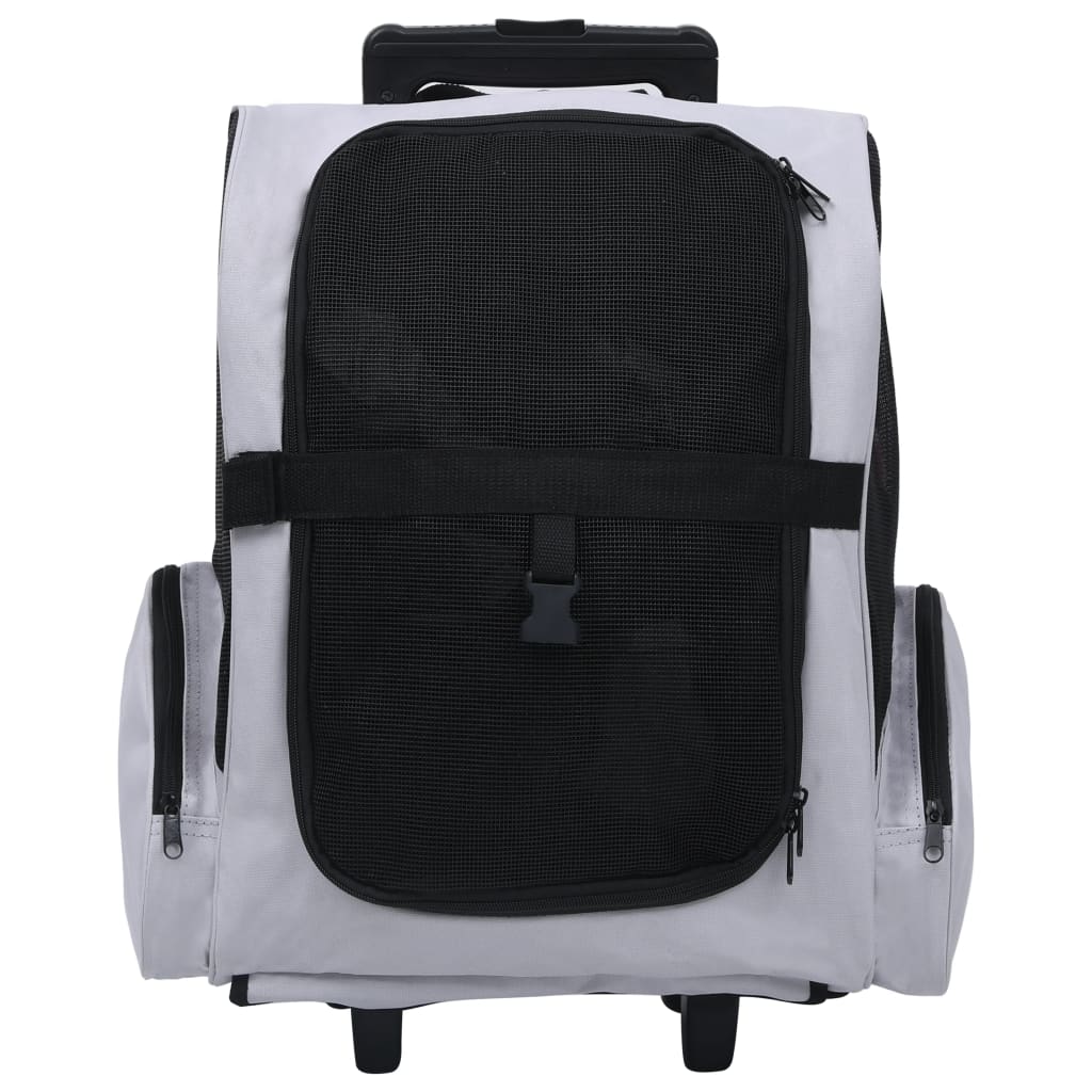 Berkfield Foldable Multipurpose Pet Trolley Grey