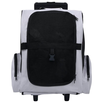 Berkfield Foldable Multipurpose Pet Trolley Grey