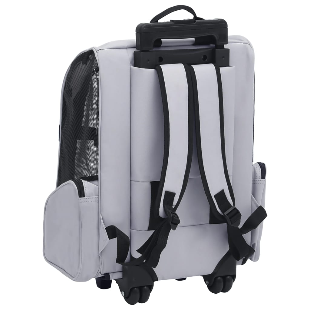 Berkfield Foldable Multipurpose Pet Trolley Grey