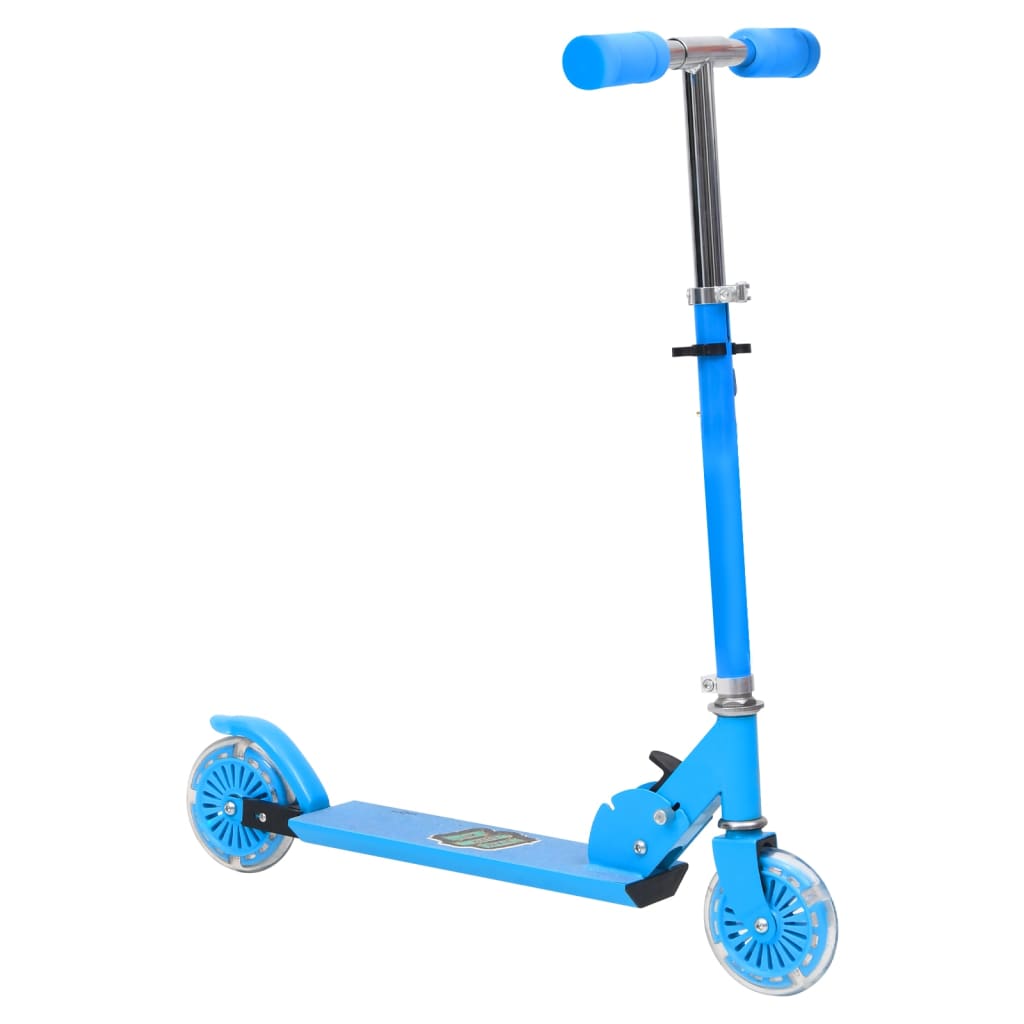 Berkfield 2-Wheel Children Scooter with Adjustable Aluminium Handlebar Blue