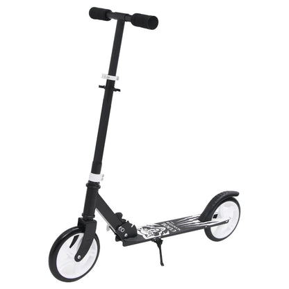 Berkfield 2-Wheel Children Scooter with Adjustable Handlebar Black
