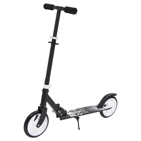 Berkfield 2-Wheel Children Scooter with Adjustable Handlebar Black